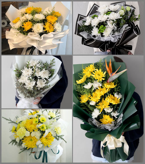 广东江门市台山市端芬镇寻皇村白事花束代送